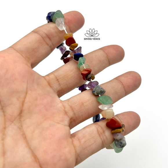 Aligned Chakras Bracelet | Natural Gemstones - Picture 4 of 7